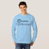 App Developer Definition - Geek Spaß-Shirt T-Shirt (Vorne ganz)