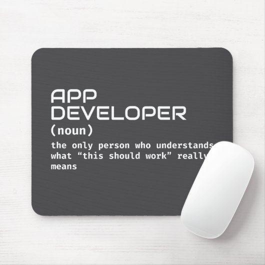 App Developer Definition Mouse Pad Mousepad (Mit Mouse)