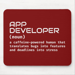 App Developer Job Definitions-Geschenk Mousepad