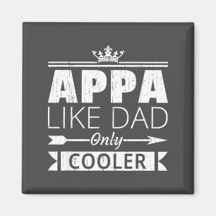 Appa Cooler Lustiger Koreanischer Vater Vatertag Z Magnet