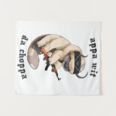 Appa mit dem Choppa-Band Wandteppich (Vorderseite (Horizontal))