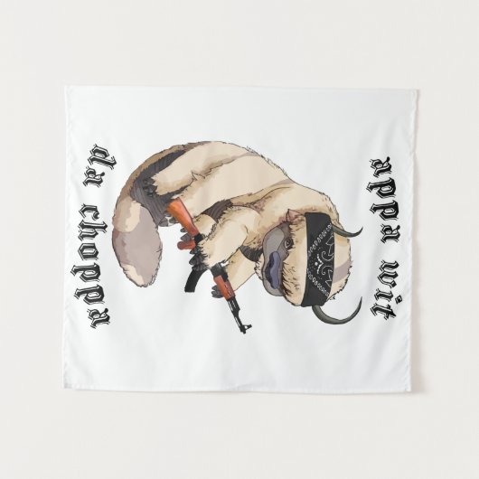 Appa mit dem Choppa-Band Wandteppich (Vorderseite (Horizontal))