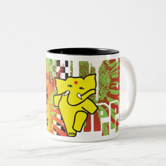 APPA:: MUSIK IST MEDIZIN-TASSE ZWEIFARBIGE TASSE (VorderseiteRechts)