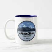 Appalachen-Camping Zweifarbige Tasse (Links)