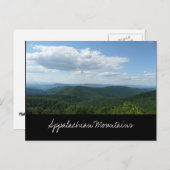 Appalachen-Gebirge Postkarte (Vorne/Hinten)