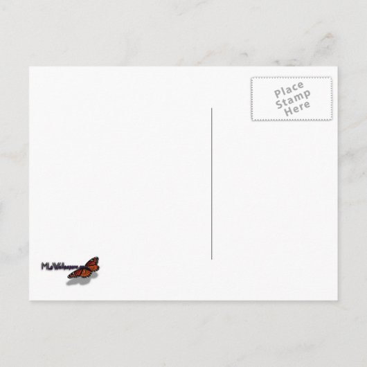 Appalachen-Gebirge Postkarte (Rückseite)