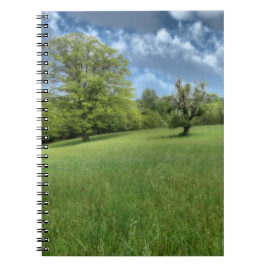 Appalachen-Grün-Notebook Notizblock (Vorderseite)