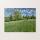 Appalachen-grünes Rätsel Puzzle (Horizontal)