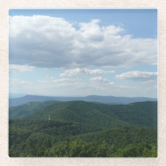 Appalachen I Shenandoah Glasuntersetzer (Vorderseite)