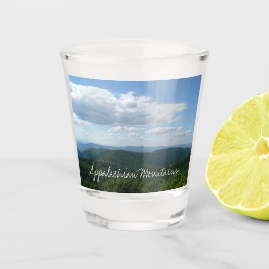 Appalachen I Shenandoah Schnapsglas (Vorderseite)