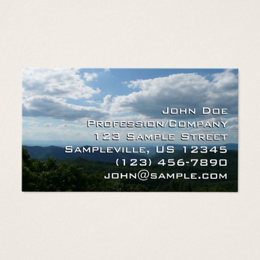 Appalachen II Shenandoah (Vorderseite)