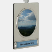 Appalachen II Shenandoah Banner-Ornament Silber (Rechts)
