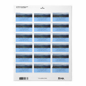 Appalachen im Frühling Adressaufkleber (Vorne)