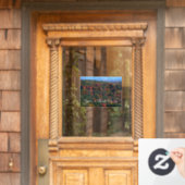 Appalachen im Herbst Fensteraufkleber (Haustür)