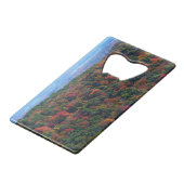 Appalachen im Herbst Geldkarten Flaschenöffner (Vorderseite Schrägansicht)