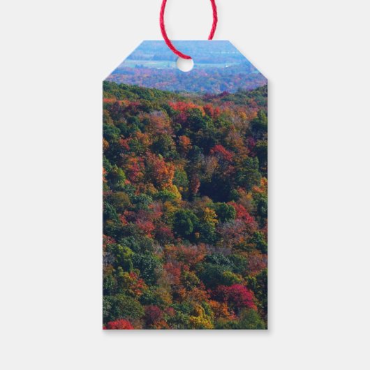 Appalachen im Herbst Geschenkanhänger (Vorderseite)