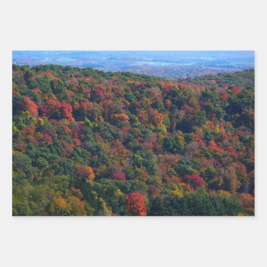 Appalachen im Herbst Geschenkpapier Set (Vorderseite)