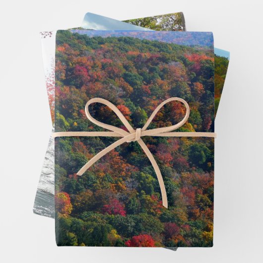 Appalachen im Herbst Geschenkpapier Set (Beispiel)