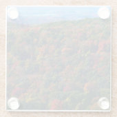 Appalachen im Herbst Glasuntersetzer (Rückseite)