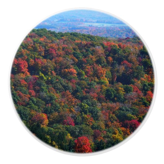 Appalachen im Herbst Keramikknauf (Vorderseite)