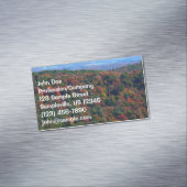 Appalachen im Herbst Magnetische Visitenkarte (Beispiel)
