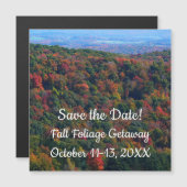 Appalachen im Herbst Magnetkarte (Vorne/Hinten)