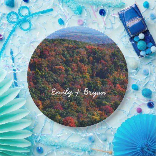 Appalachen im Herbst Pappteller (Party)