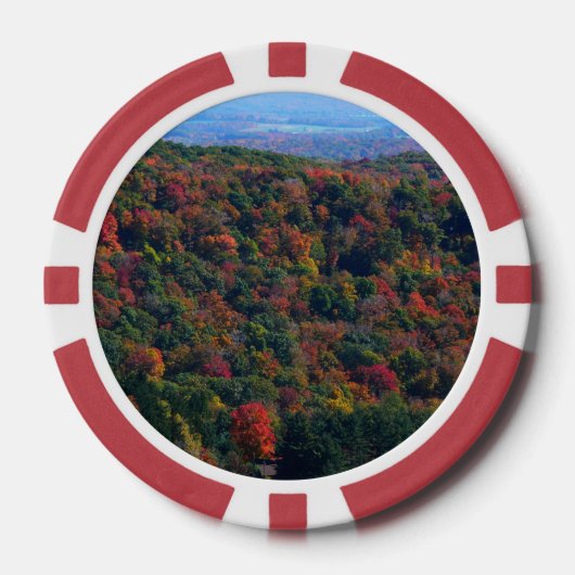 Appalachen im Herbst Pokerchips (Vorderseite)