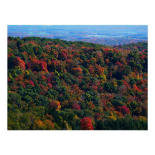 Appalachen im Herbst Poster