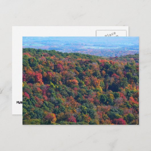 Appalachen im Herbst Postkarte (Vorne/Hinten)