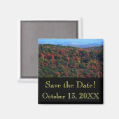 Appalachen im Herbst Save the Date Magnet (Vorderseite/Rückseite)