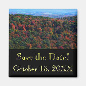 Appalachen im Herbst Save the Date Magnet (Vorne)
