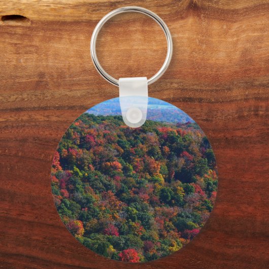 Appalachen im Herbst Schlüsselanhänger (Rückseite)