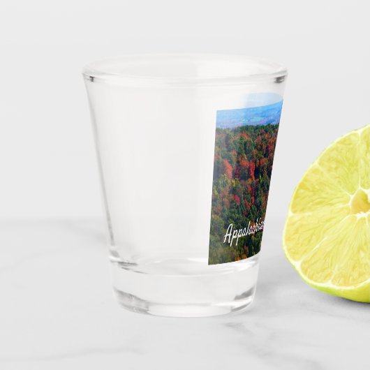 Appalachen im Herbst Schnapsglas (Links)
