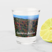 Appalachen im Herbst Schnapsglas (Vorderseite)