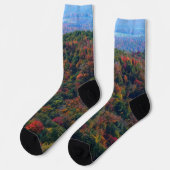 Appalachen im Herbst Socken (Linkes Detail)