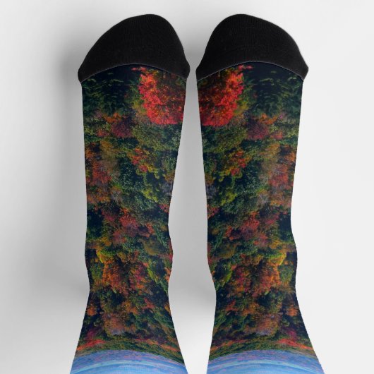 Appalachen im Herbst Socken (Oben)