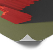 Appalachen-Karte für Spuren Poster (Ecke)