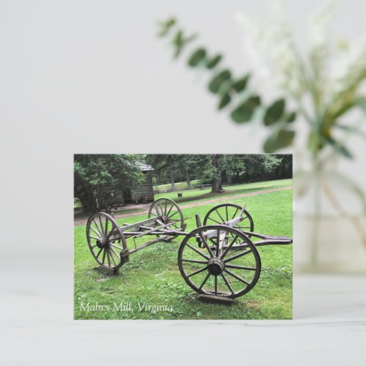 Appalachen Lifestyle in Mabry Mill, Virginia Postkarte (Stehend Vorderseite)