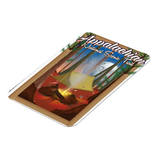 Appalachen-Nationaler Landschaftlicher Weg Magnet (Linke Seite)