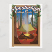 Appalachen-Nationaler Landschaftlicher Weg Postkarte (Vorderseite)