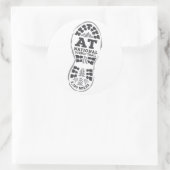 Appalachen-Nationaler Landschaftlicher Weg Runder Aufkleber (Tasche)