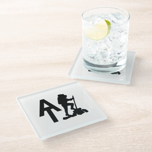 Appalachen-Pfad - AT - Raketenstartenwanderung Glasuntersetzer (Schrägansicht)