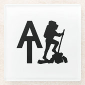 Appalachen-Pfad - AT - Raketenstartenwanderung Glasuntersetzer (Vorderseite)