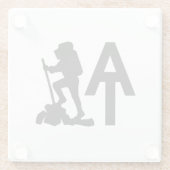 Appalachen-Pfad - AT - Raketenstartenwanderung Glasuntersetzer (Rückseite)