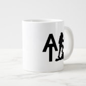 Appalachen-Pfad - AT - Raketenstartenwanderung Jumbo-Tasse (Vorderseite Rechts)