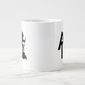 Appalachen-Pfad - AT - Raketenstartenwanderung Jumbo-Tasse (Vorderseite)
