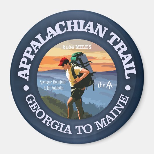 Appalachen-Pfad (Hiker C) Magnet (Vorne)