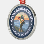 Appalachen-Pfad (Hiker C) Ornament Aus Metall (Links)