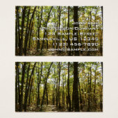 Appalachen-Pfad im Oktober in Shenandoah (Vorne & Hinten)